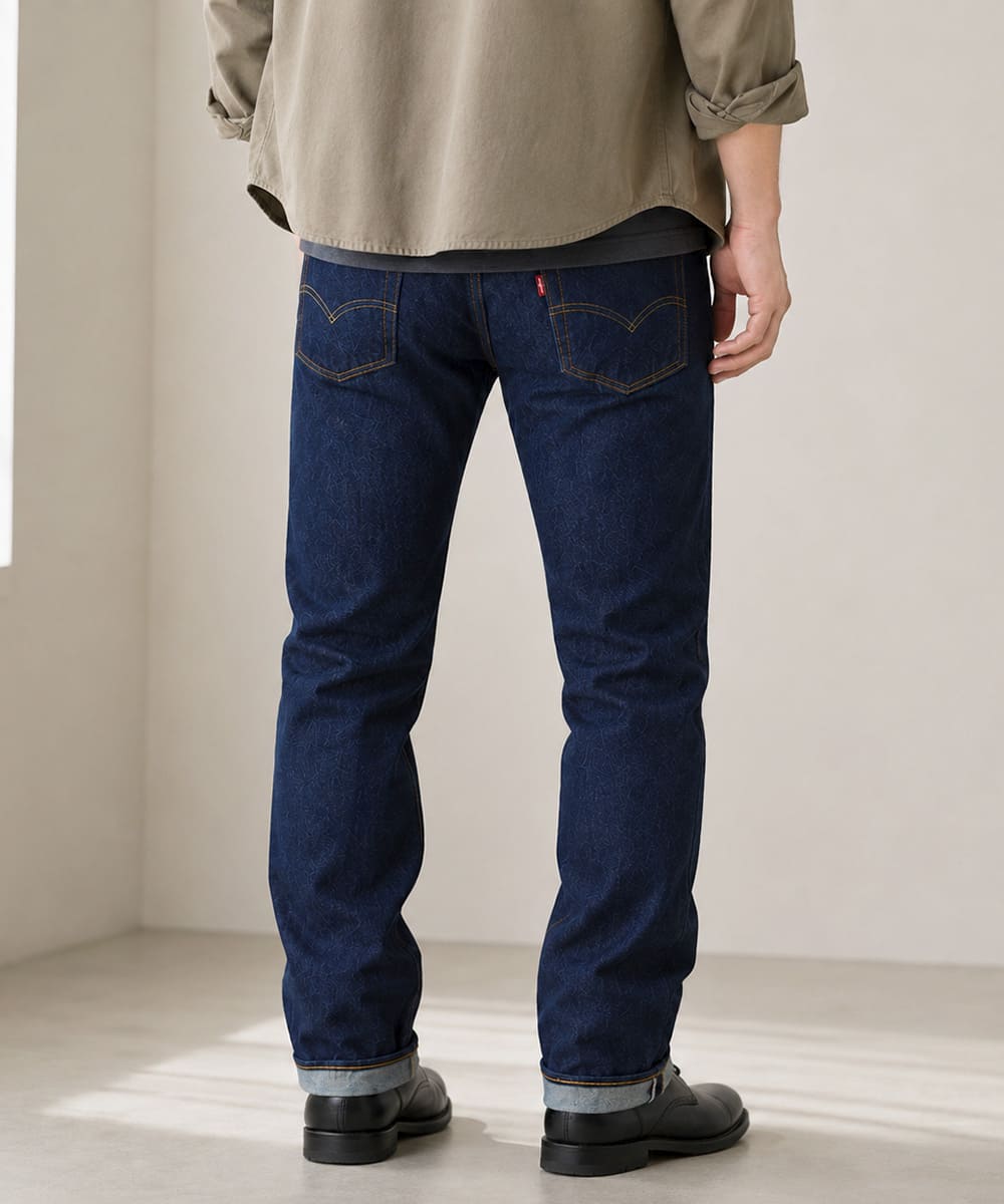 Levi's 501 セルビッジデニム ボタンフライ ストレート デニムパンツ（赤耳）