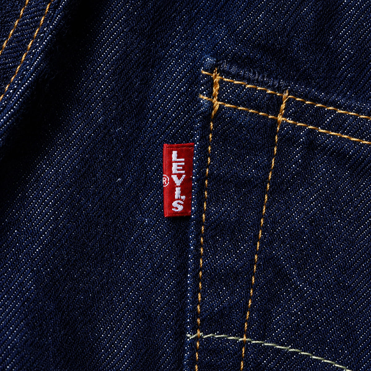 Levi's 501 セルビッジデニム ボタンフライ ストレート デニムパンツ（赤耳）