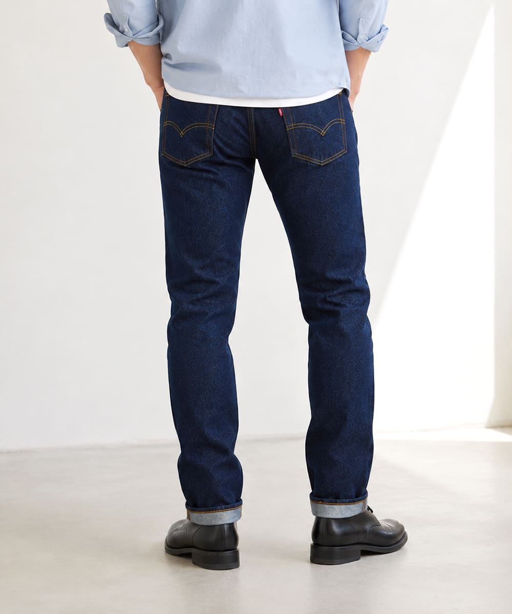 Levi's 501 セルビッジデニム ボタンフライ ストレート デニムパンツ（赤耳）