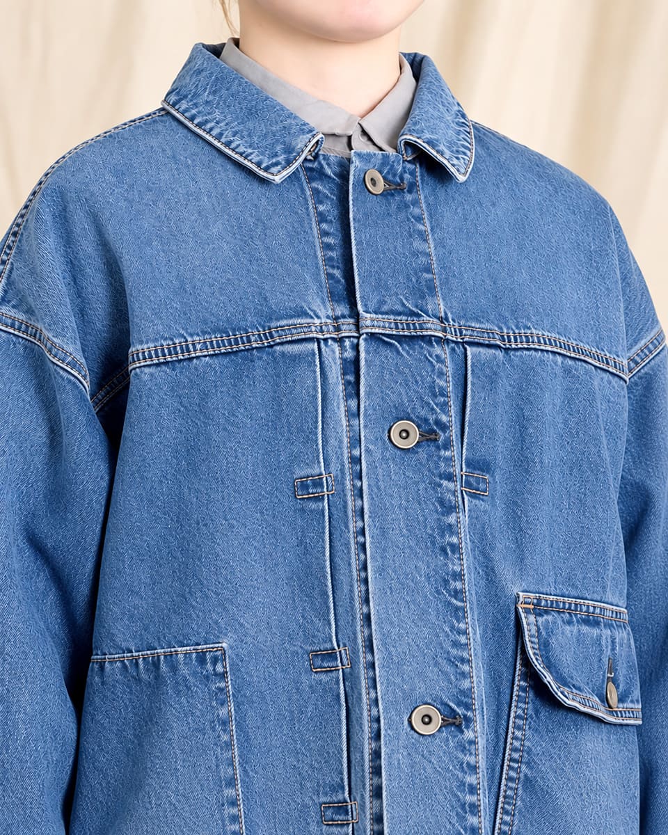 Brocante ブロカント 12ozリングデニム アンプリッセジャケット 38-0259C 画像14