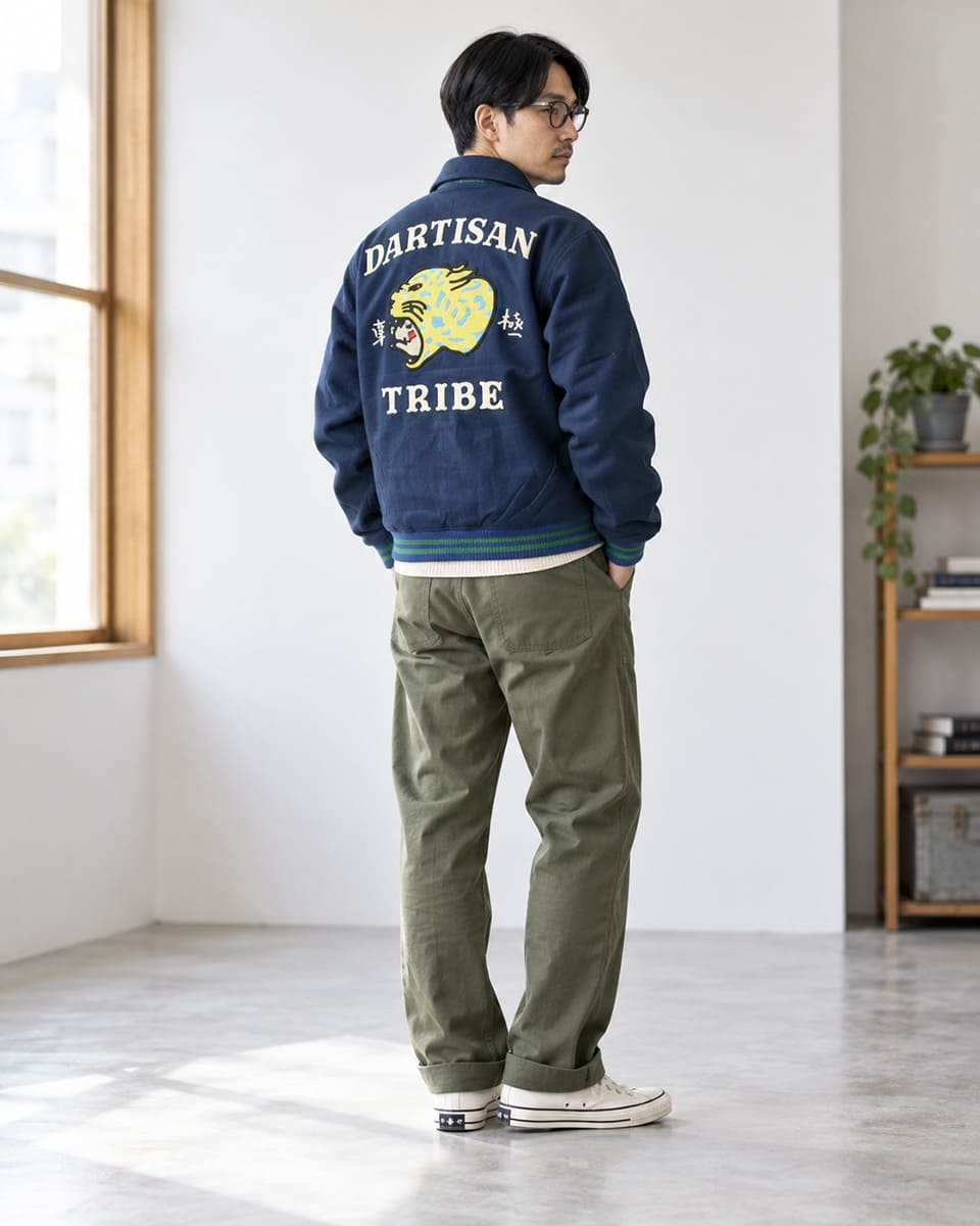 STUDIO D'ARTISAN コーデュロイスタジアムジャケット 4661 画像7