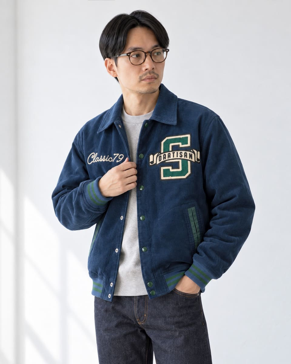 STUDIO D'ARTISAN コーデュロイスタジアムジャケット 4661 画像8
