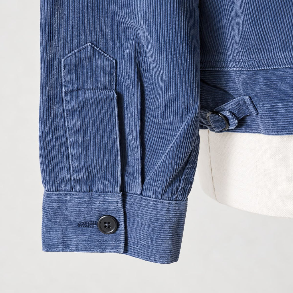 HOUSTON 51654 WASHED CORDUROY FFA JACKET ネイビー 画像16