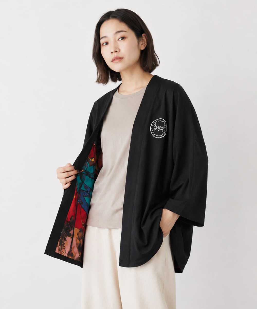 天狗(BK)着用 女性モデル フロントスタイル