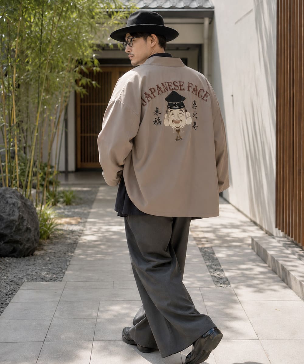 恵比寿(BE)着用 バックスタイル 刺繍アップ