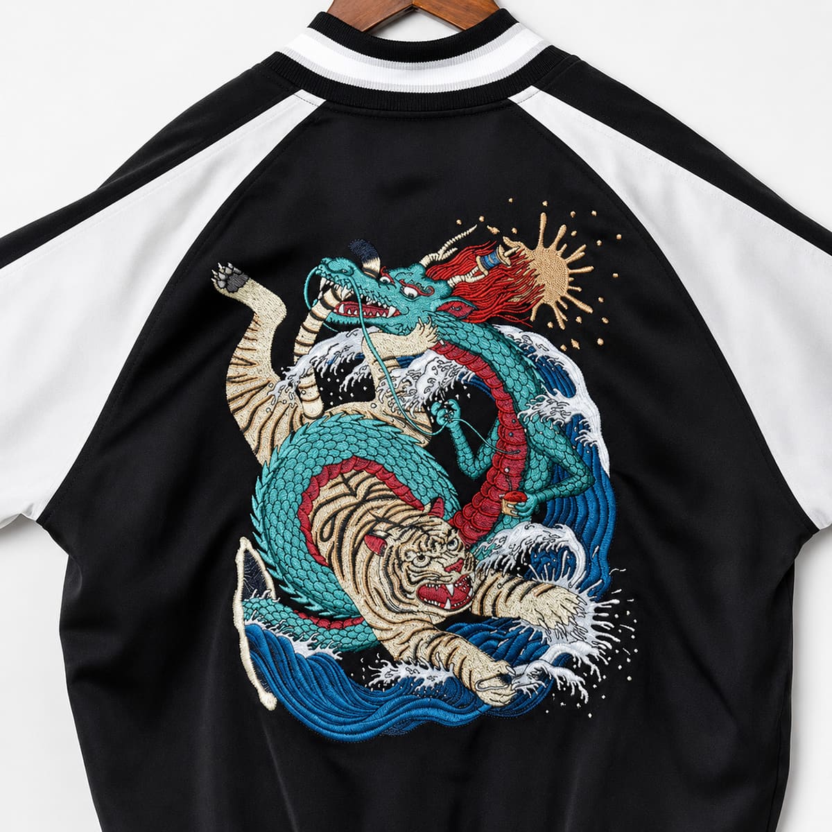 倭物やカヤ×鈴木ひょっとこ 龍虎 スカジャン リバーシブルジャケット - 画像16