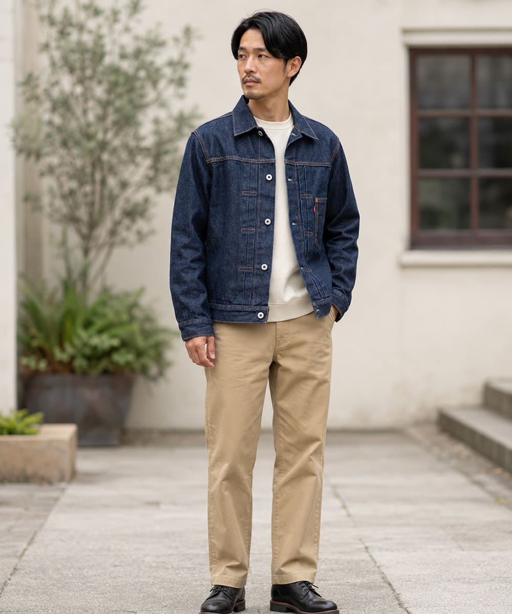 Levi's TYPE I トラッカージャケット セルビッジ デニムジャケット Gジャン