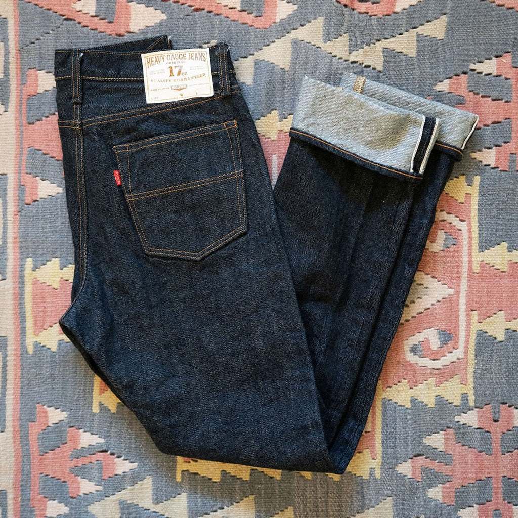 BIG JOHN ビッグジョン 17oz ヘビーゲージジーンズ スリム M1801-001 ワンウォッシュ 画像4