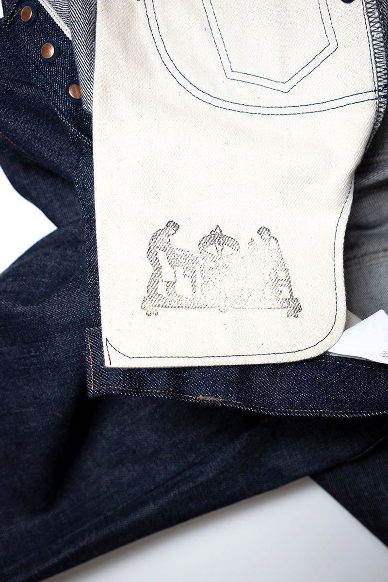 BIG JOHN RARE JEANS R008 (000W) 15.5oz 藍聖セルビッチデニム ストレート リジッド