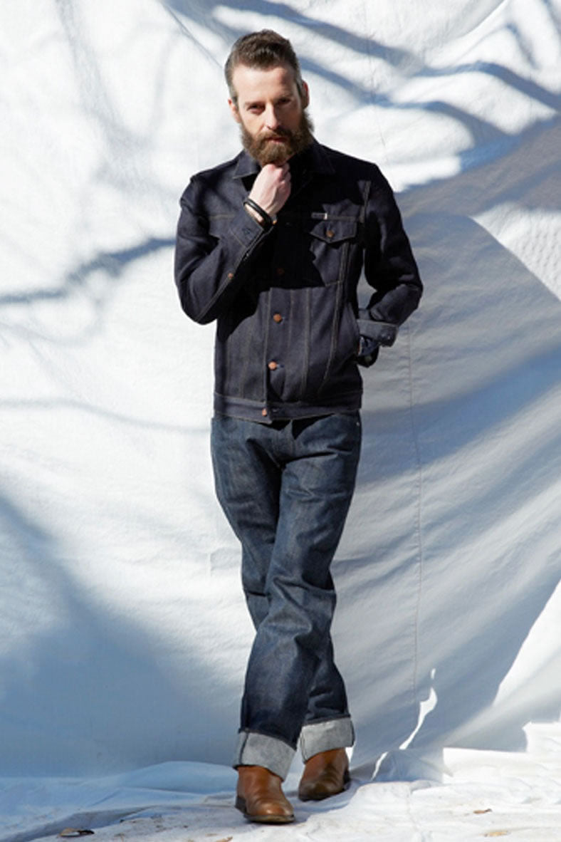 BIG JOHN RARE JEANS R008 (000W) 15.5oz 藍聖セルビッチデニム ストレート リジッド