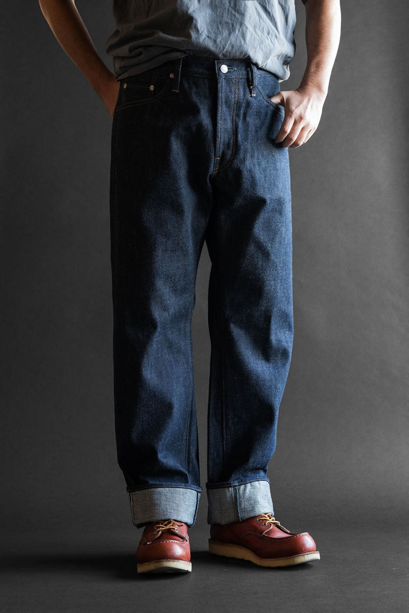 BIG JOHN RARE JEANS R008 (000W) 15.5oz 藍聖セルビッチデニム ストレート リジッド