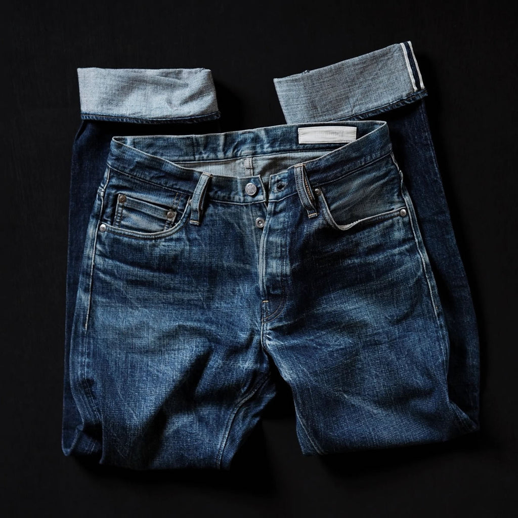 BIG JOHN RARE JEANS R008 (000W) 15.5oz 藍聖セルビッチデニム ストレート リジッド