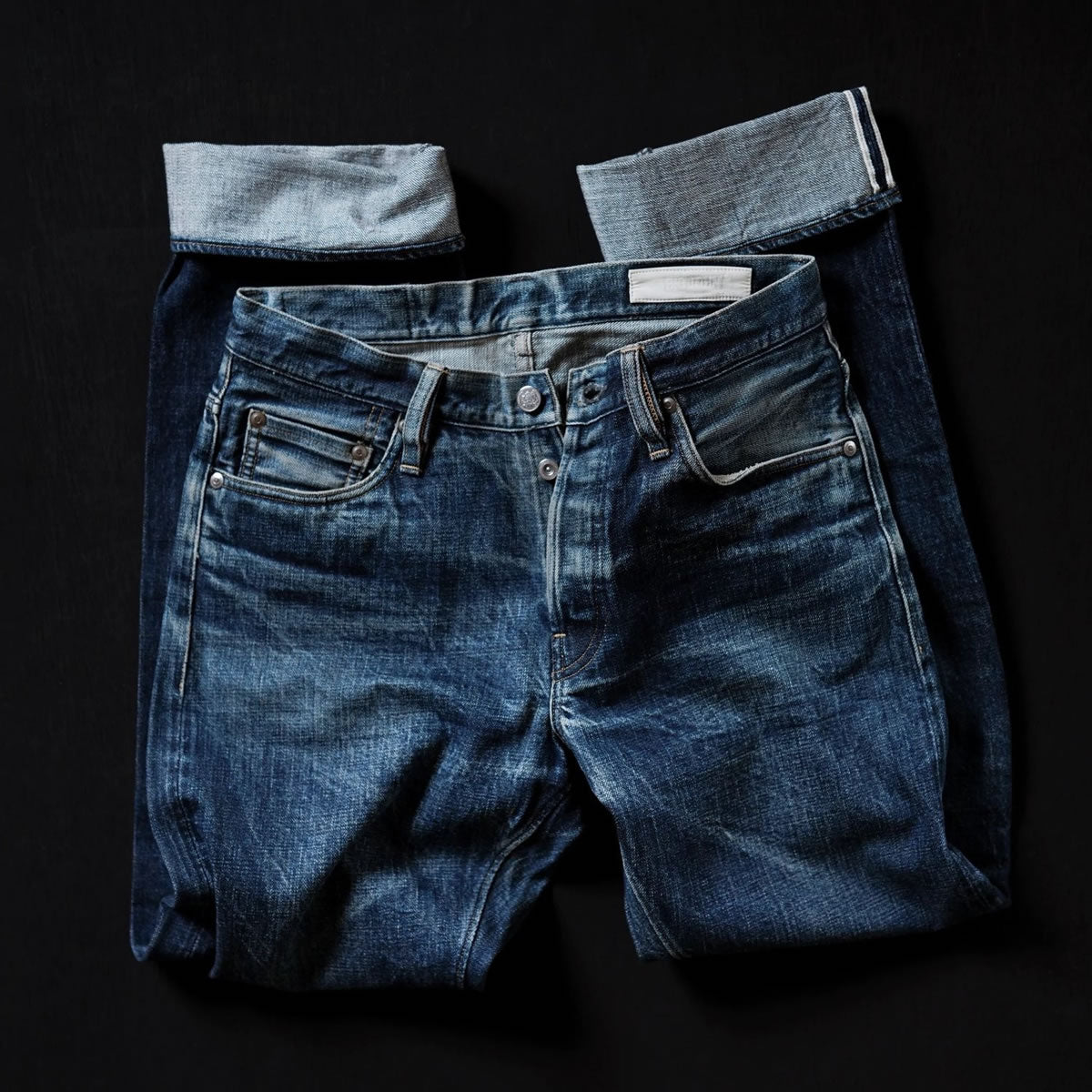 BIG JOHN RARE JEANS R008 (000W) 15.5oz 藍聖セルビッチデニム ストレート リジッド