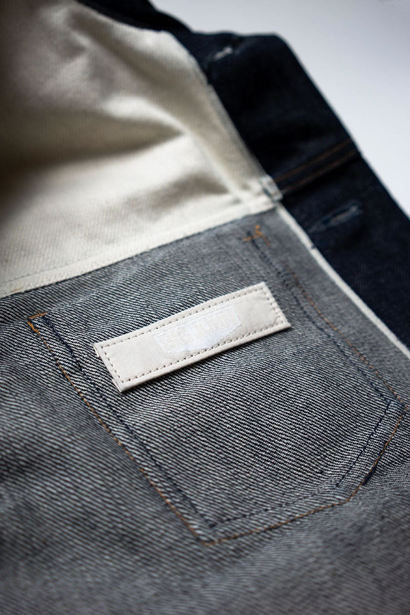 BIG JOHN RARE JACKET - ビッグジョン レアジャケット 15.5oz 藍聖セルビッチデニム リジッド (R609-000)