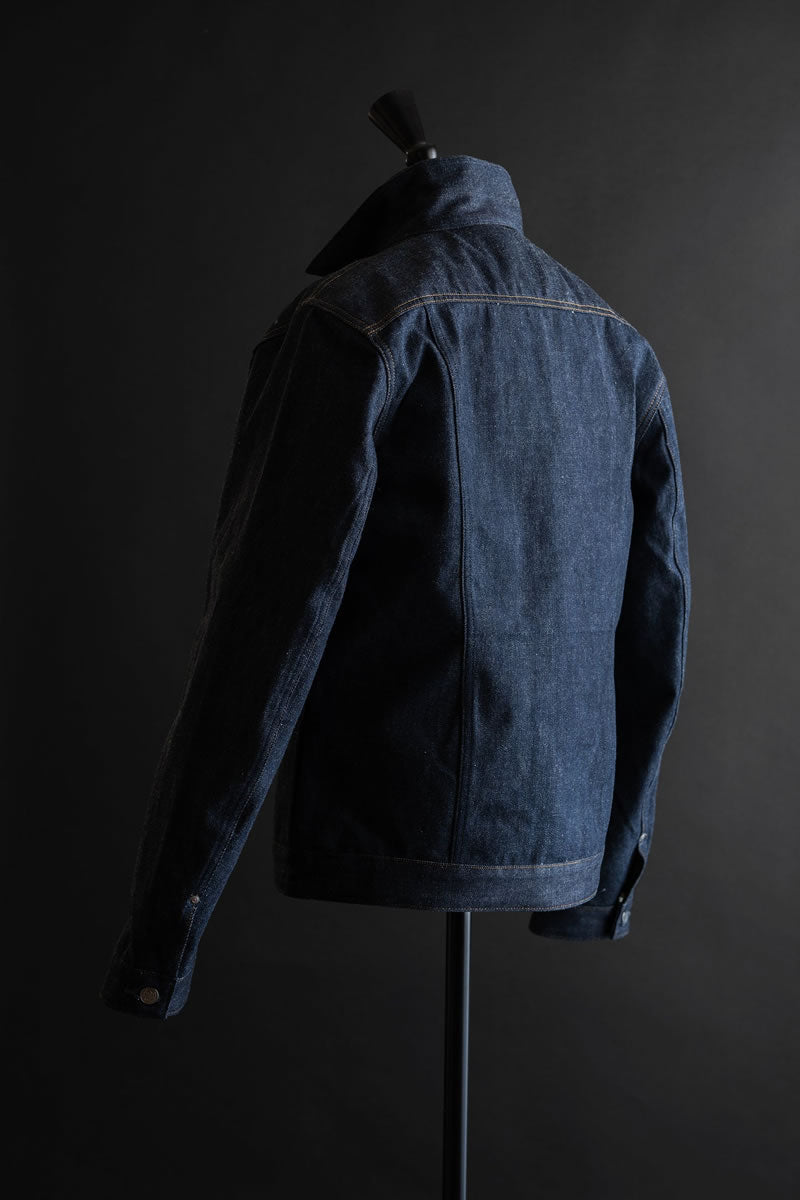 BIG JOHN RARE JACKET - ビッグジョン レアジャケット 15.5oz 藍聖セルビッチデニム リジッド (R609-000)