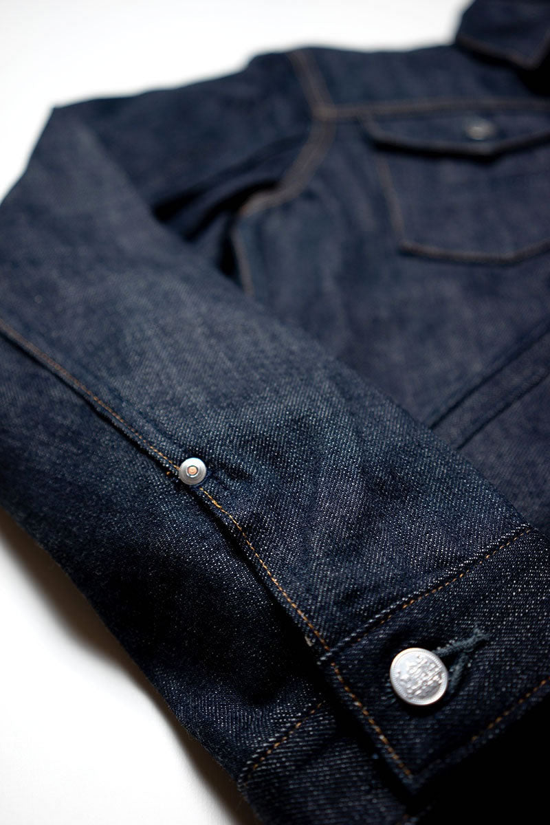 BIG JOHN RARE JACKET - ビッグジョン レアジャケット 15.5oz 藍聖セルビッチデニム リジッド (R609-000)