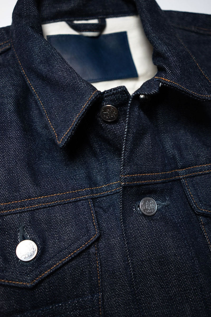 BIG JOHN RARE JACKET - ビッグジョン レアジャケット 15.5oz 藍聖セルビッチデニム リジッド (R609-000)