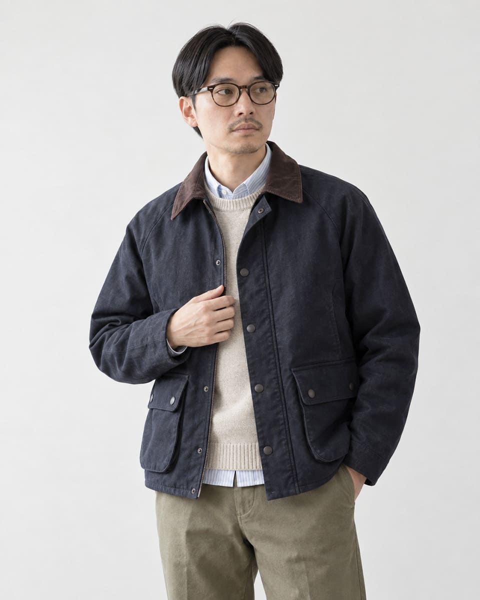 FOB FACTORY F2361 MOLESKIN RIDING JACKET モールスキン ライディングジャケット 画像7