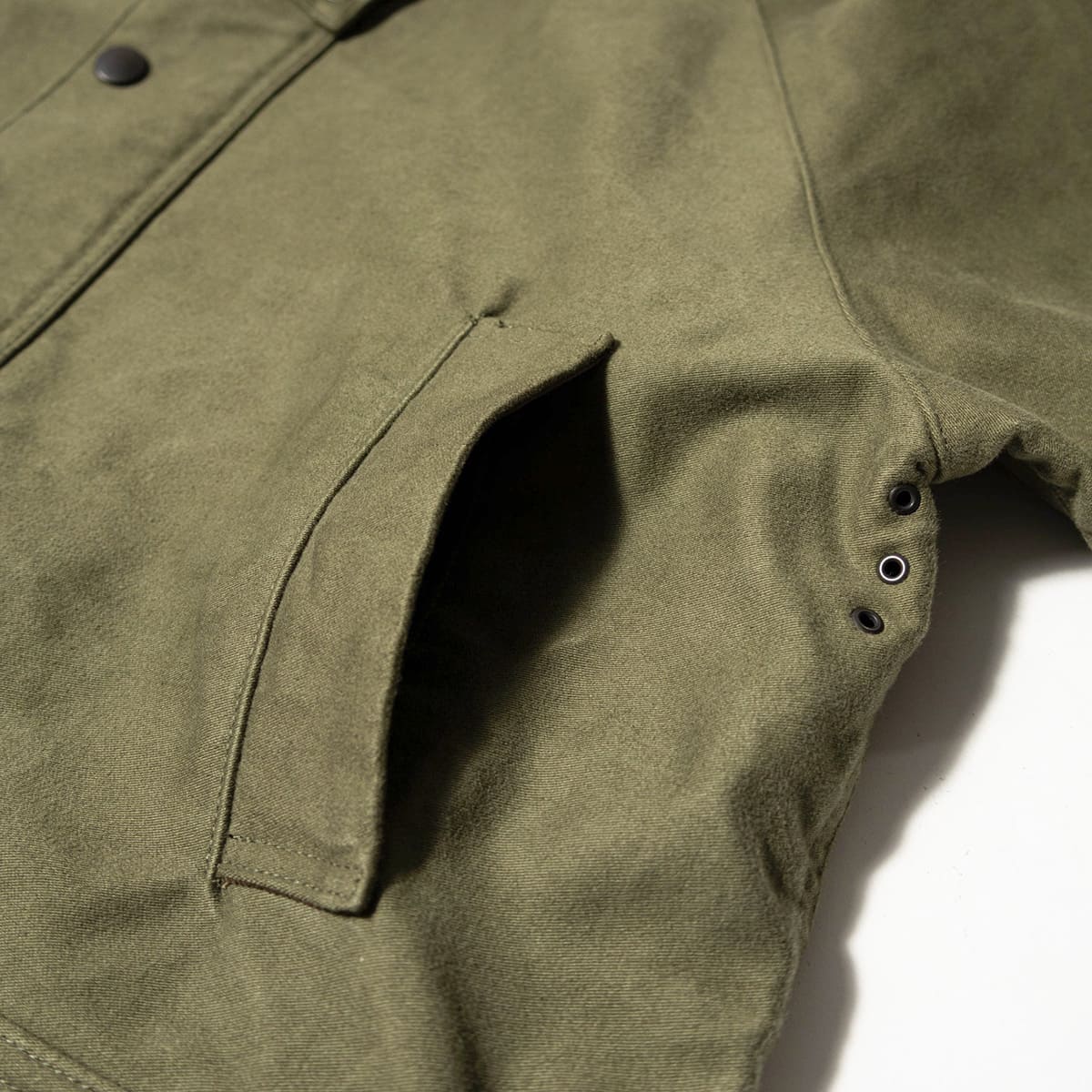 FOB FACTORY F2361 MOLESKIN RIDING JACKET モールスキン ライディングジャケット 画像15