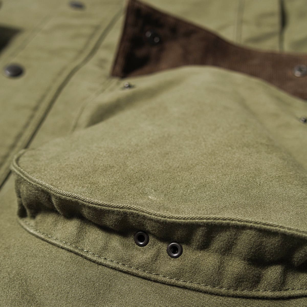 FOB FACTORY F2361 MOLESKIN RIDING JACKET モールスキン ライディングジャケット 画像19