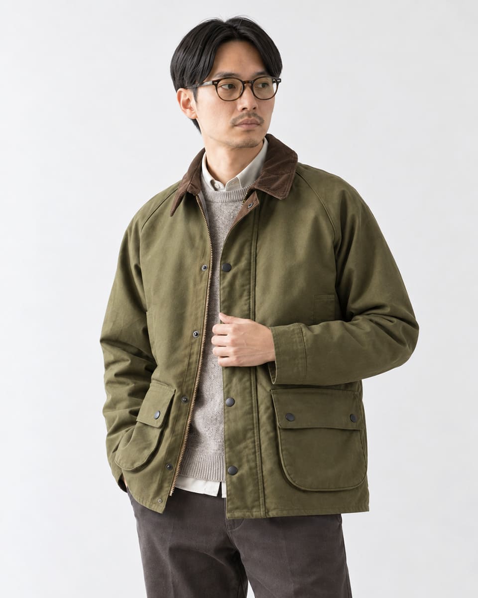 FOB FACTORY F2361 MOLESKIN RIDING JACKET モールスキン ライディングジャケット 画像3