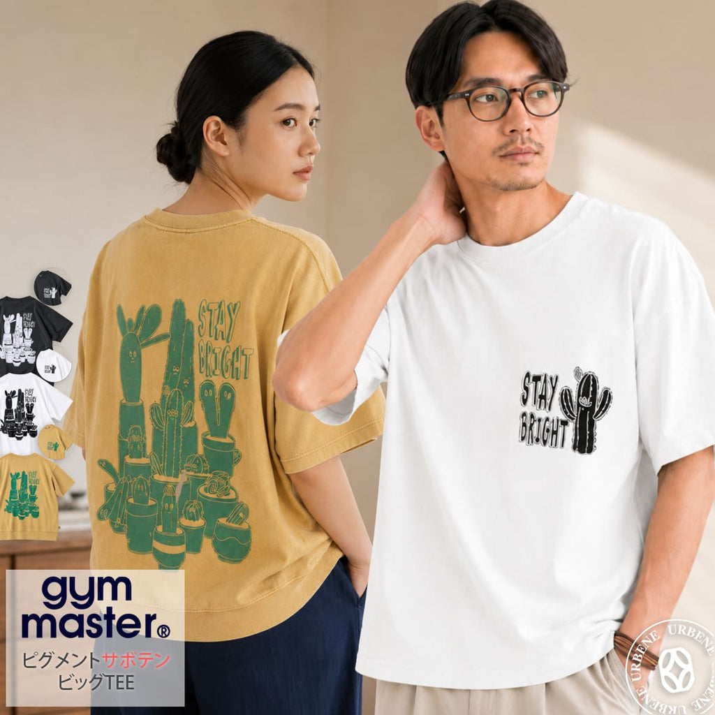 Gym Master ジムマスター 6.2oz ピグメントサボテンビッグTEE ( G733782 )