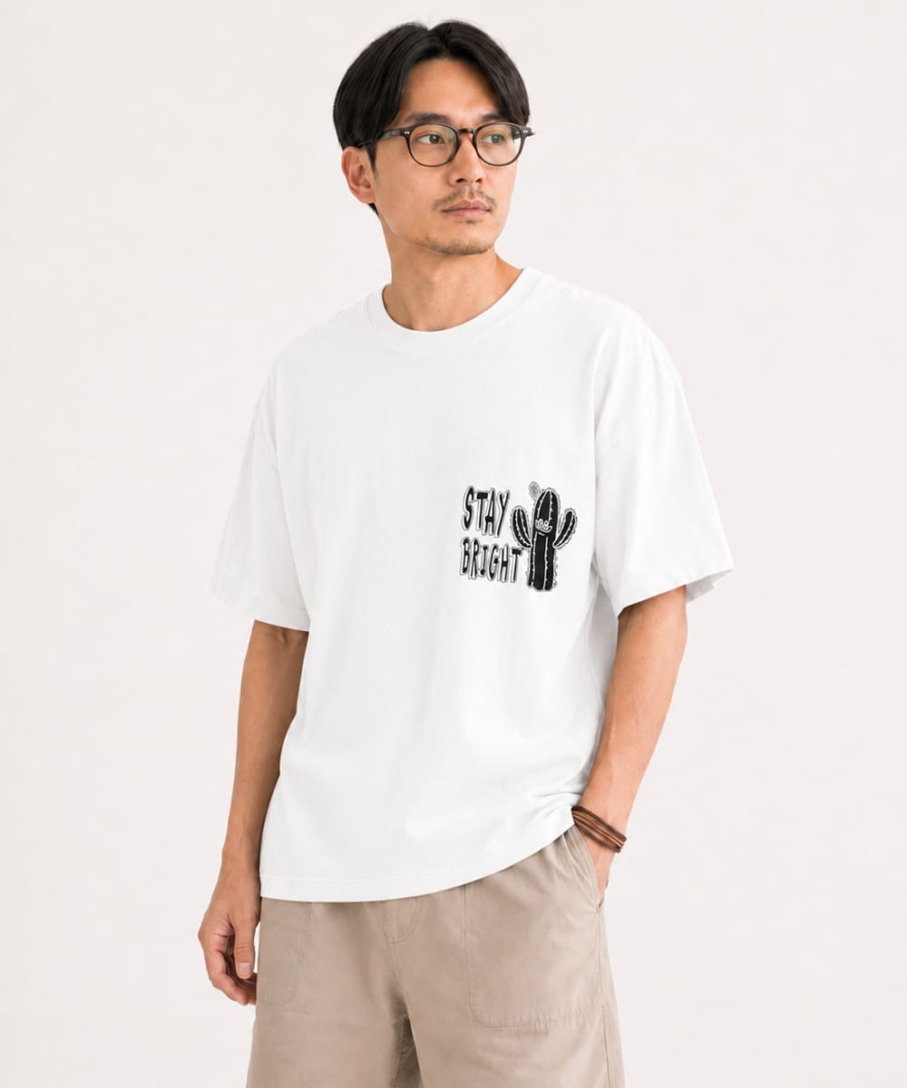 Gym Master ジムマスター 6.2oz ピグメントサボテンビッグTEE ( G733782 )