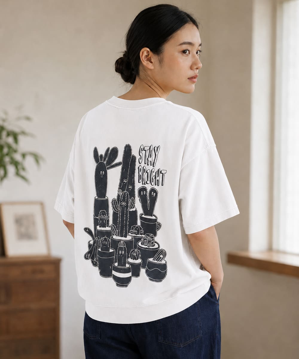 Gym Master ジムマスター 6.2oz ピグメントサボテンビッグTEE ( G733782 )