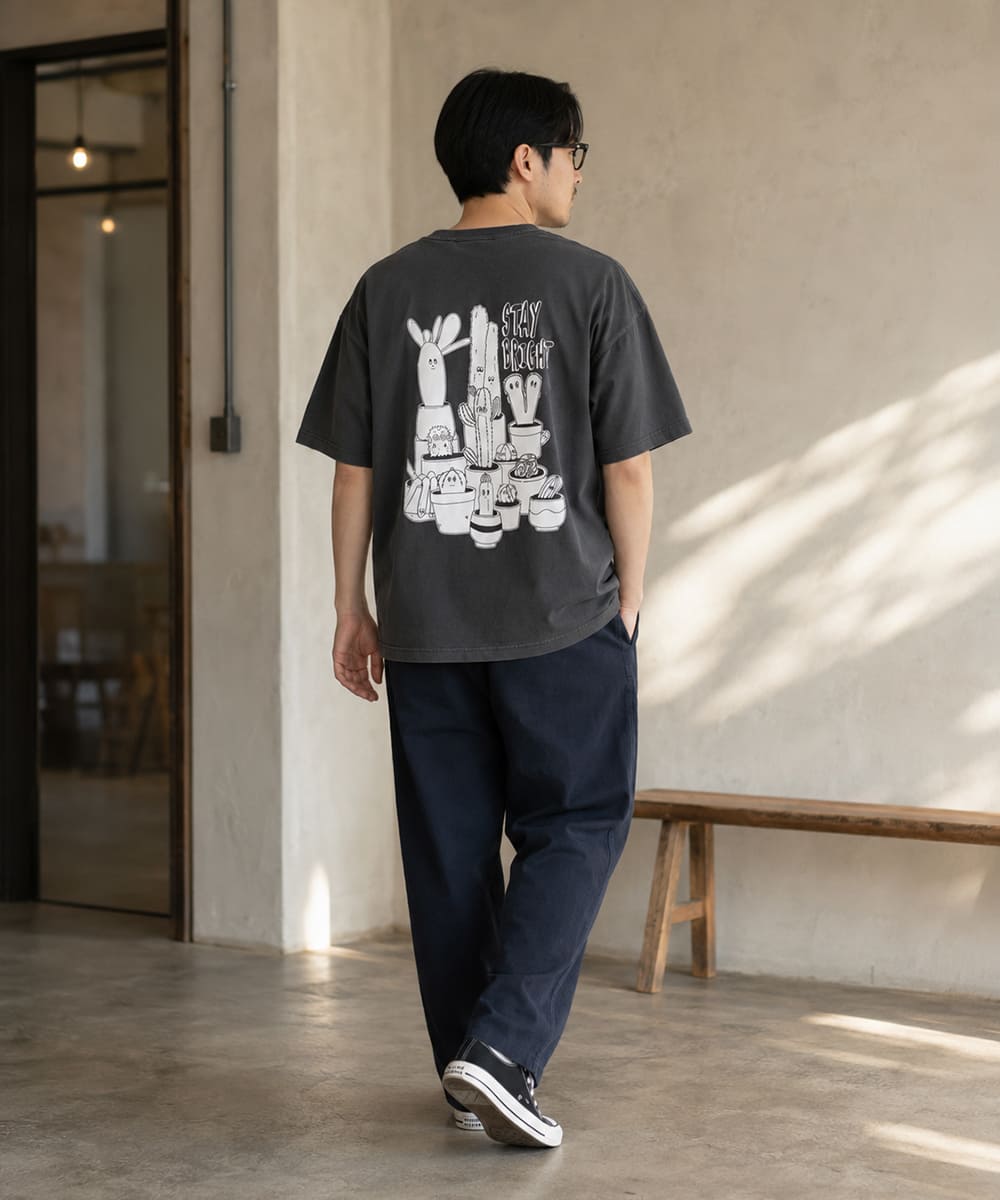 Gym Master ジムマスター 6.2oz ピグメントサボテンビッグTEE ( G733782 )