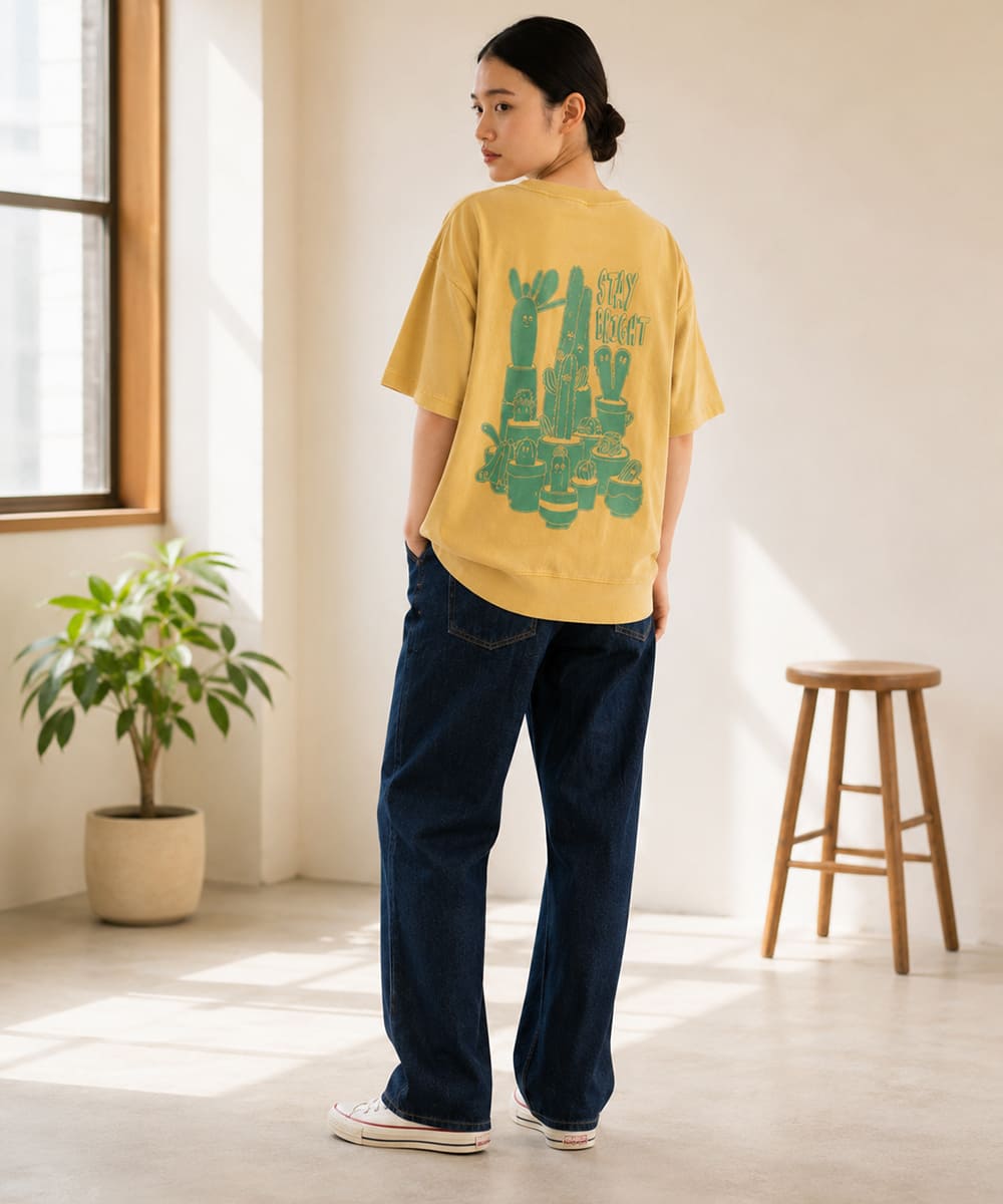 Gym Master ジムマスター 6.2oz ピグメントサボテンビッグTEE ( G733782 )