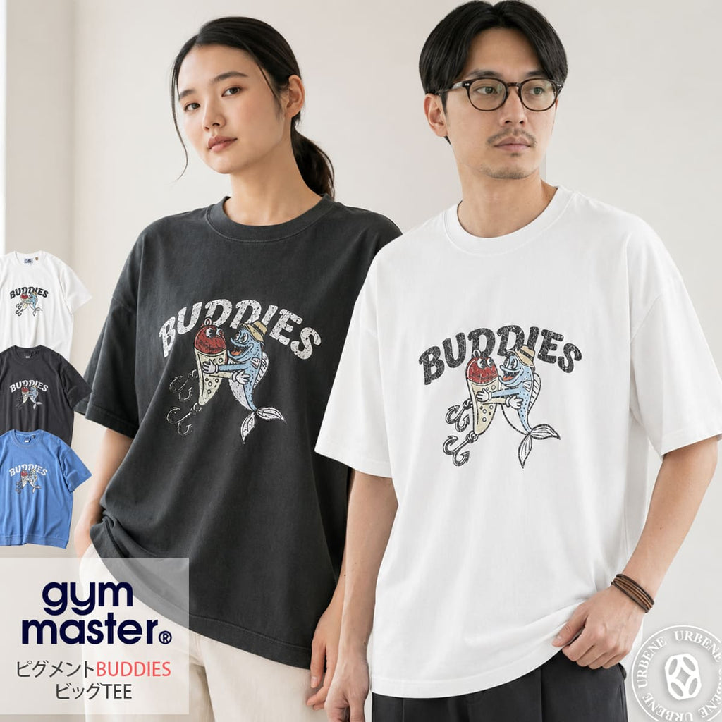 Gym Master ジムマスター 6.2oz ピグメント BUDDIES ビッグTEE G733788