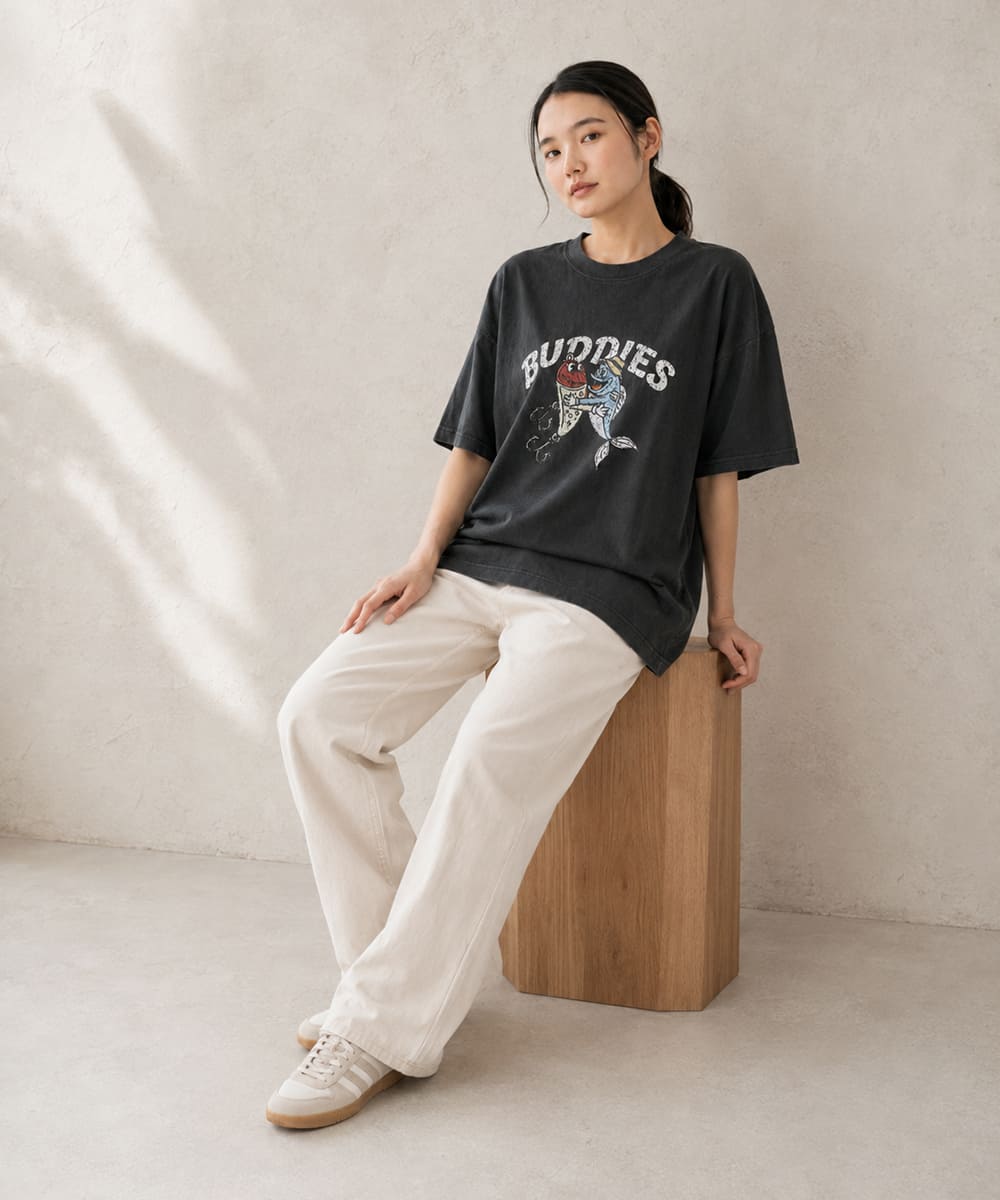 Gym Master ジムマスター 6.2oz ピグメント BUDDIES ビッグTEE G733788