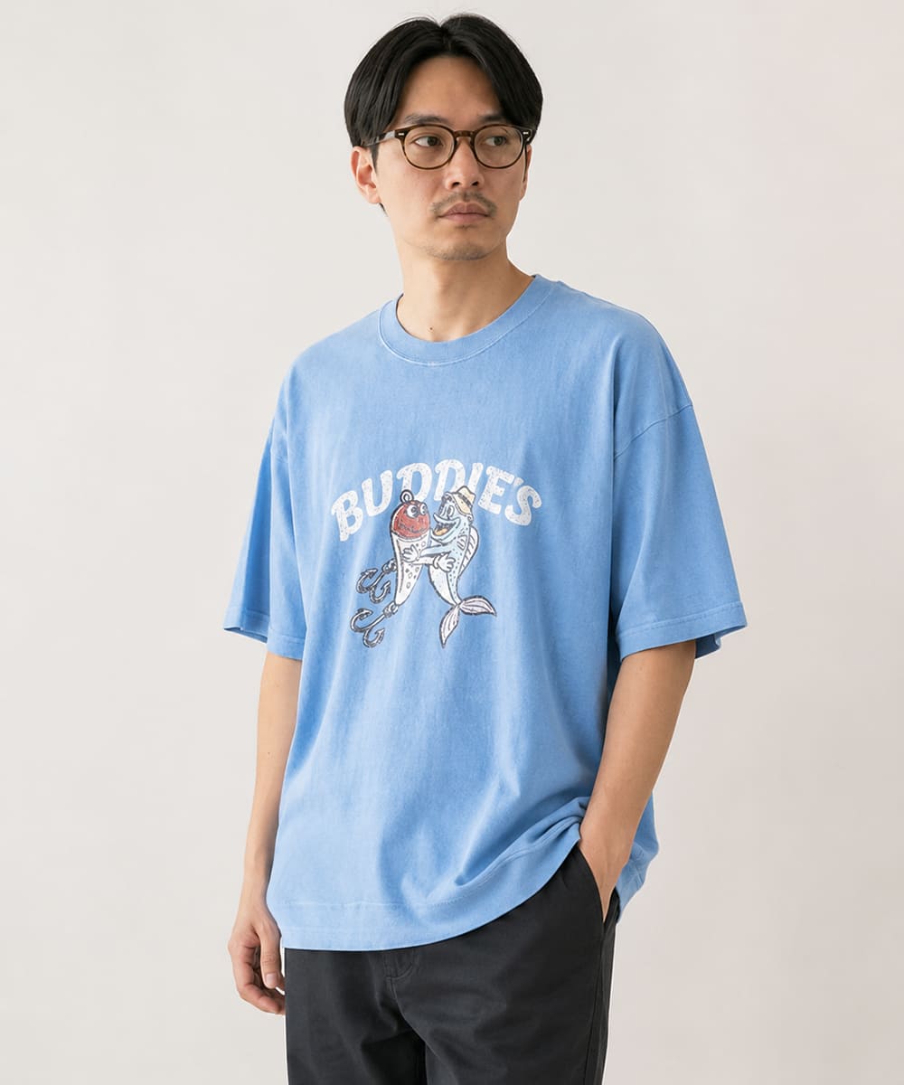 Gym Master ジムマスター 6.2oz ピグメント BUDDIES ビッグTEE G733788