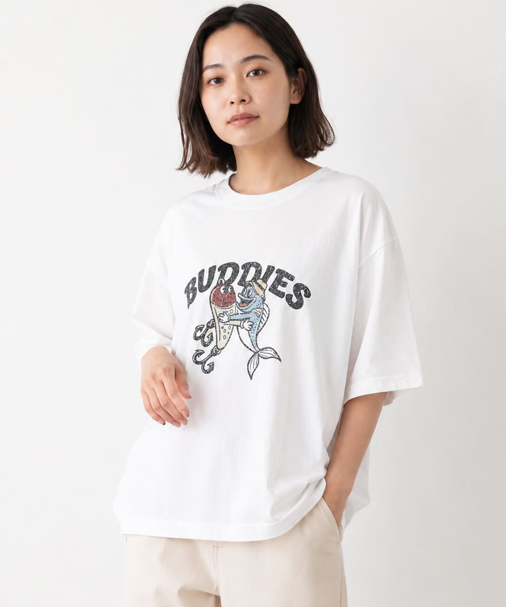 Gym Master ジムマスター 6.2oz ピグメント BUDDIES ビッグTEE G733788