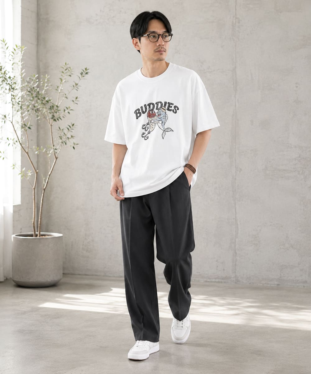 Gym Master ジムマスター 6.2oz ピグメント BUDDIES ビッグTEE G733788