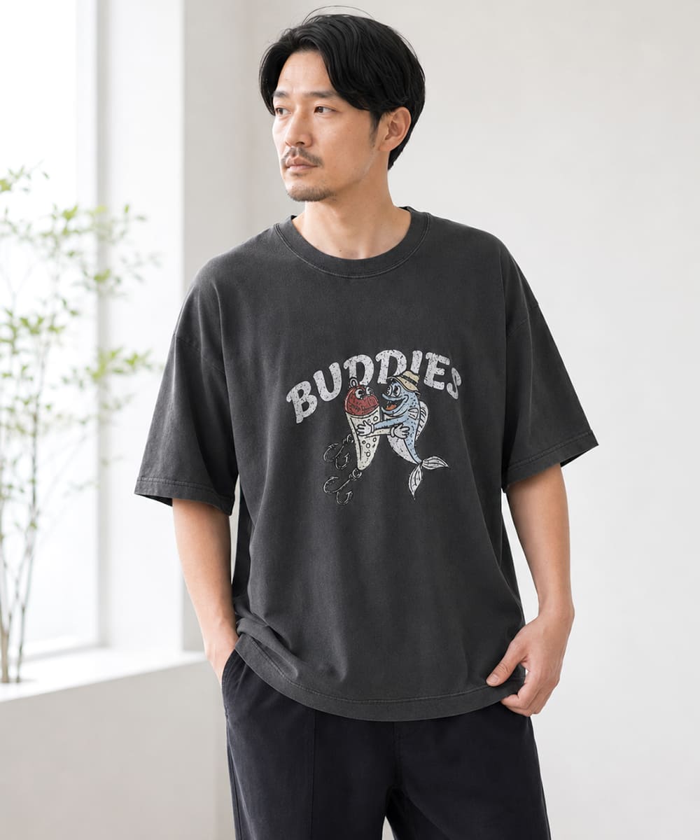 Gym Master ジムマスター 6.2oz ピグメント BUDDIES ビッグTEE G733788