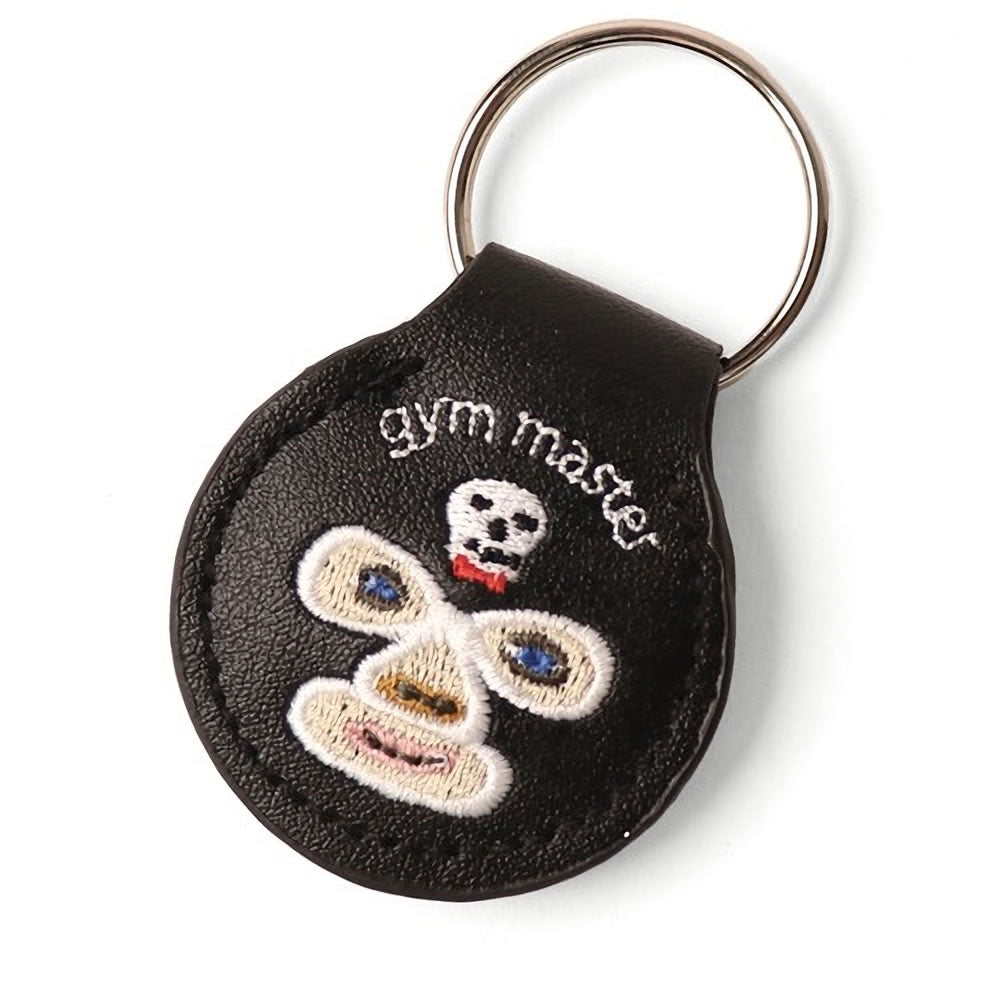 ジムマスター Gym Master 覆面レスラー おじさん ハッピー刺繍コインキーホルダー (G821649)