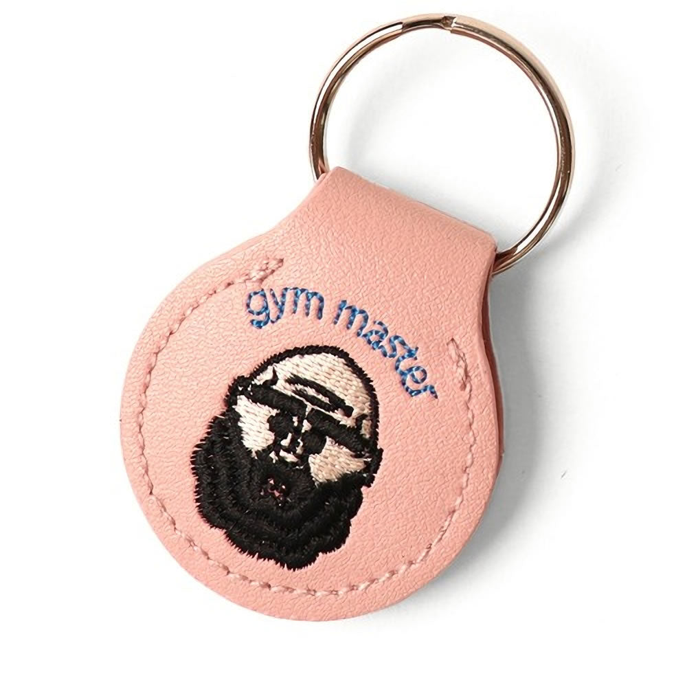ジムマスター Gym Master 覆面レスラー おじさん ハッピー刺繍コインキーホルダー (G821649)