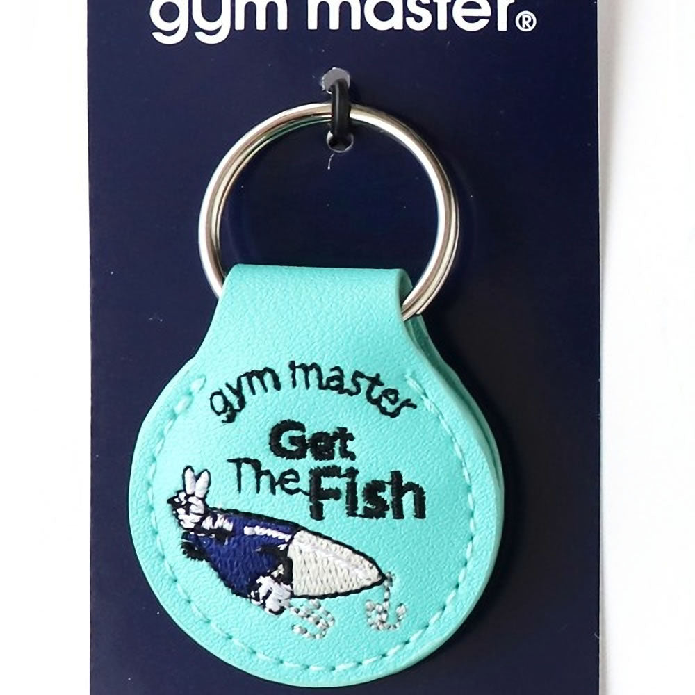 ジムマスター Gym Master 覆面レスラー おじさん ハッピー刺繍コインキーホルダー (G821649)