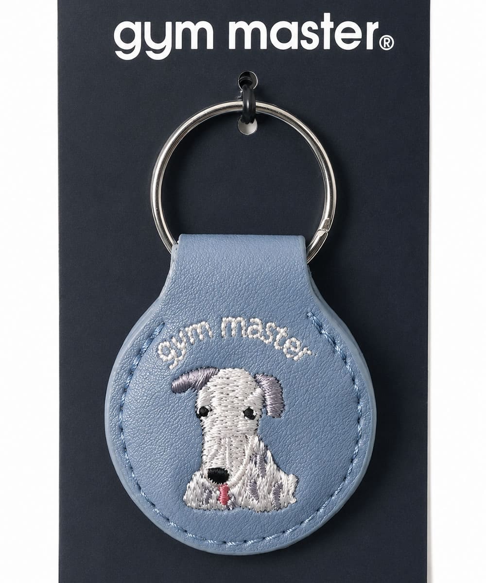 ジムマスター Gym Master 覆面レスラー おじさん ハッピー刺繍コインキーホルダー (G821649)