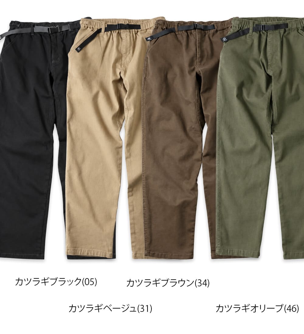 gym master ジムマスター ストレッチデニム＆ツイル テーパードパンツ G833721 画像3