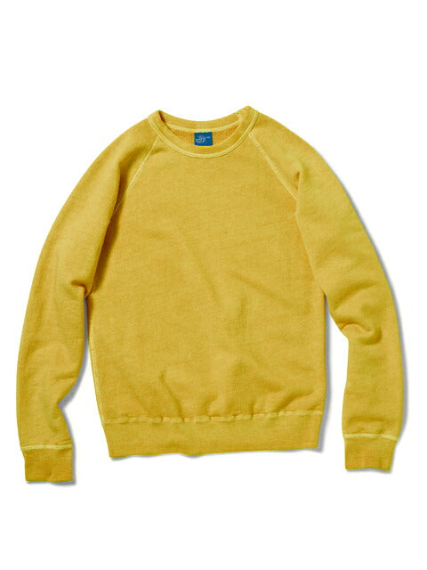 GOOD ON グッドオン 長袖 ピグメントダイ ラグランクルー スウェットシャツ GOBW-101