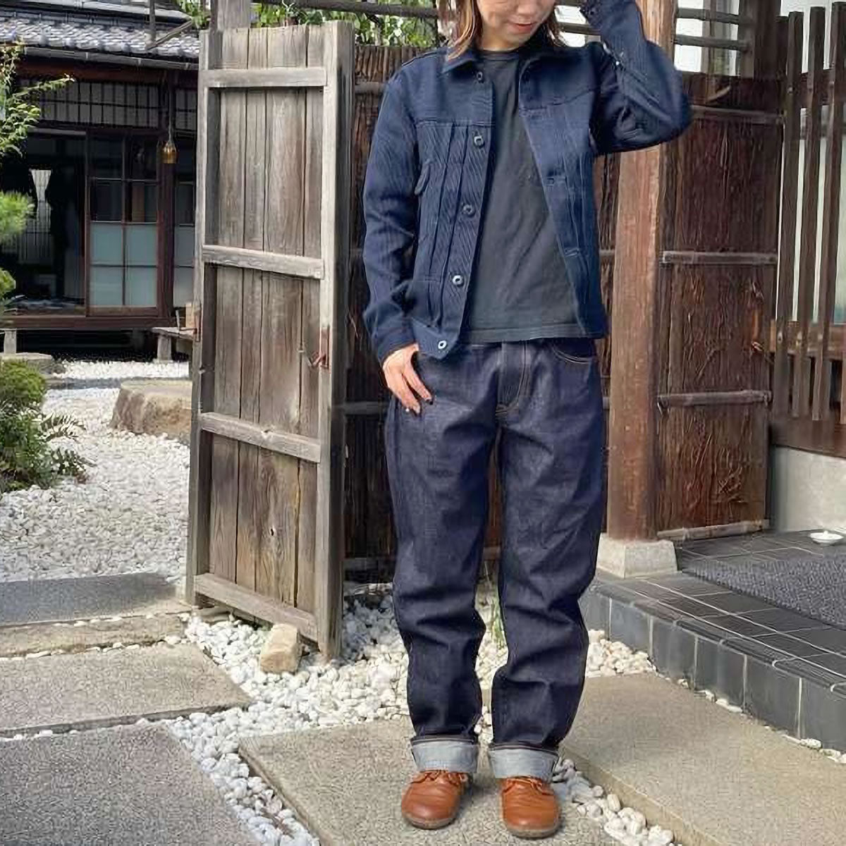 JAPAN BLUE JEANS ジャパンブルージーンズ CIRCLE クラシックストレート ジーンズ 14.8oz アメリカ綿 セルヴィッチ J401