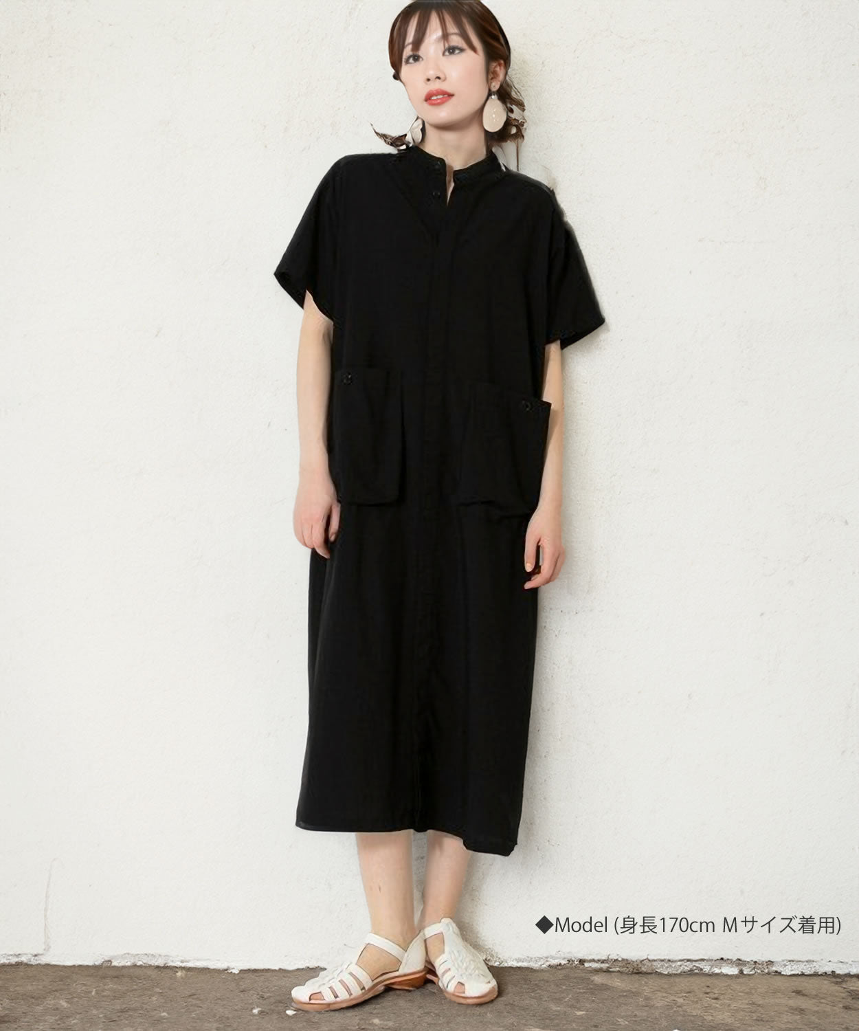 ジョンブル リネンライク スラブワンピース レディース Johnbull JL242W02