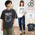 Johnbull NIRVANA SMILEY アーティストTシャツ JT261C44 メインイメージ