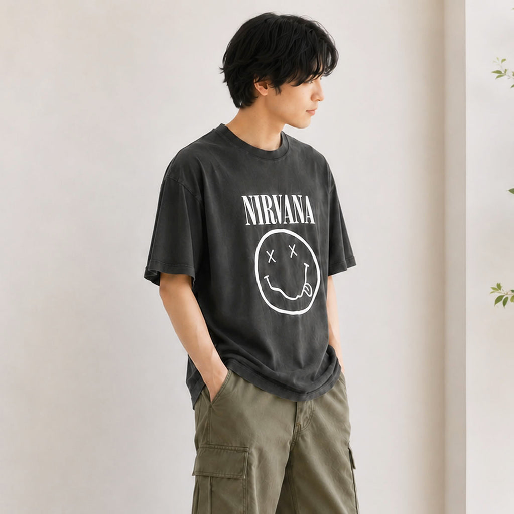 ブラック メンズカジュアルコーデ