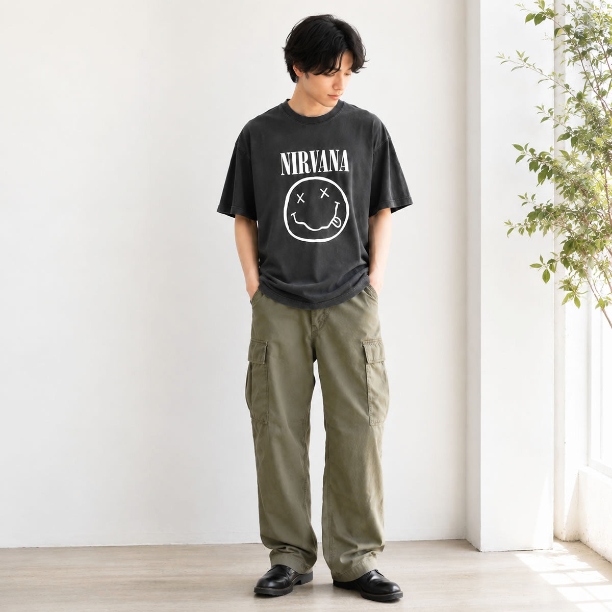 ブラック メンズ着用スタイル