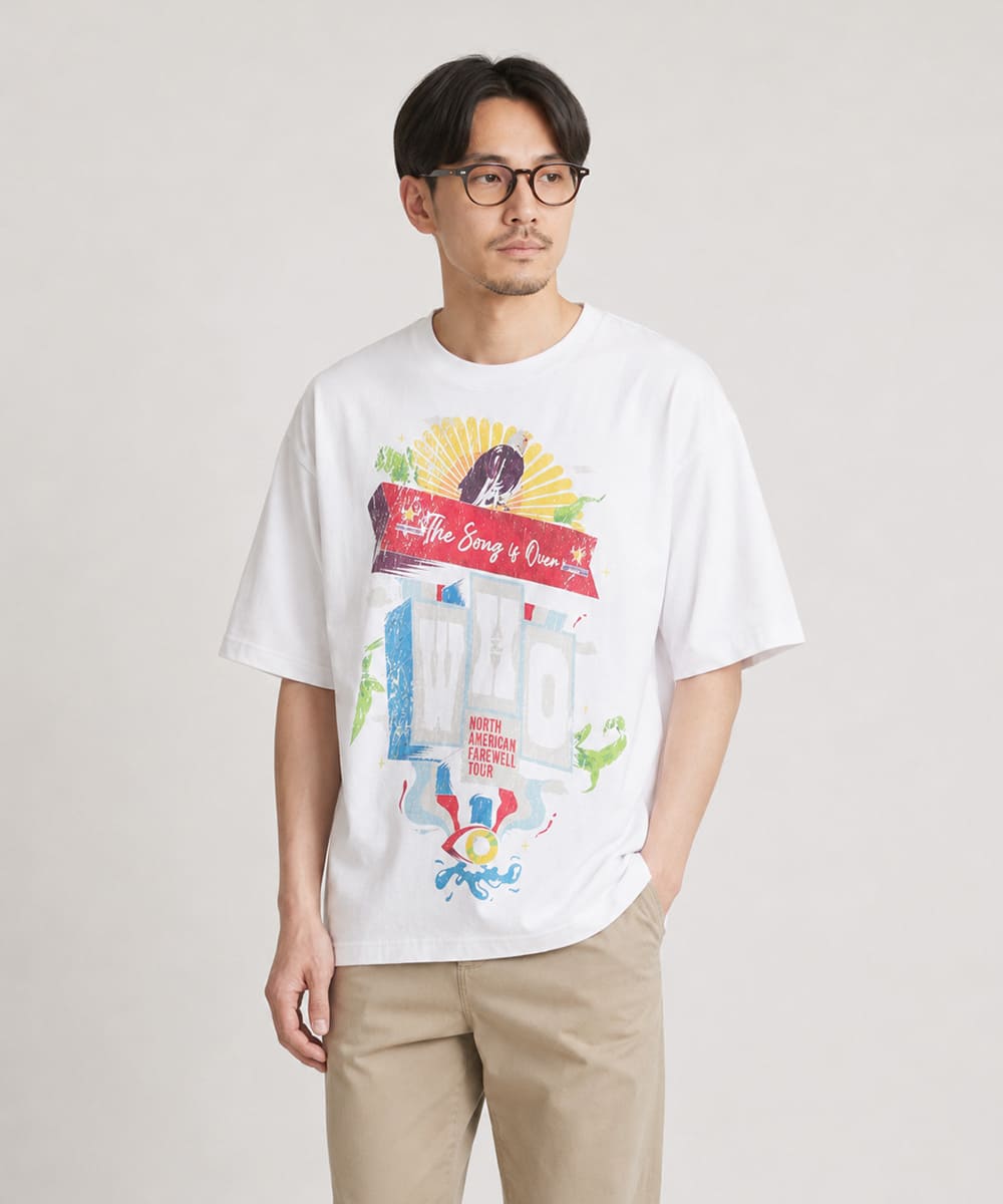 【クーポン配布中】JOHNBULL ジョンブル The Who ザ・フー オリジナルTシャツ メンズ レディース ユニセックス 半袖 プリントTシャツ ロックT バンドT ゆったり JT263C32 アメカジ おしゃれ NORTH SMRRICAN FAREWELL TOUR アーベン おしゃれ アーベン_jnb_mtt