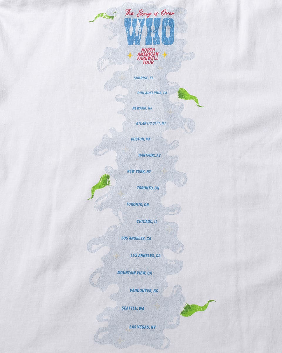 【クーポン配布中】JOHNBULL ジョンブル The Who ザ・フー オリジナルTシャツ メンズ レディース ユニセックス 半袖 プリントTシャツ ロックT バンドT ゆったり JT263C32 アメカジ おしゃれ NORTH SMRRICAN FAREWELL TOUR アーベン おしゃれ アーベン_jnb_mtt