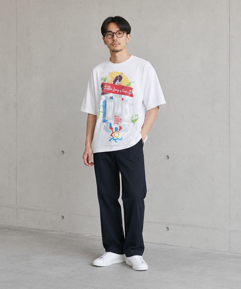 【クーポン配布中】JOHNBULL ジョンブル The Who ザ・フー オリジナルTシャツ メンズ レディース ユニセックス 半袖 プリントTシャツ ロックT バンドT ゆったり JT263C32 アメカジ おしゃれ NORTH SMRRICAN FAREWELL TOUR アーベン おしゃれ アーベン_jnb_mtt